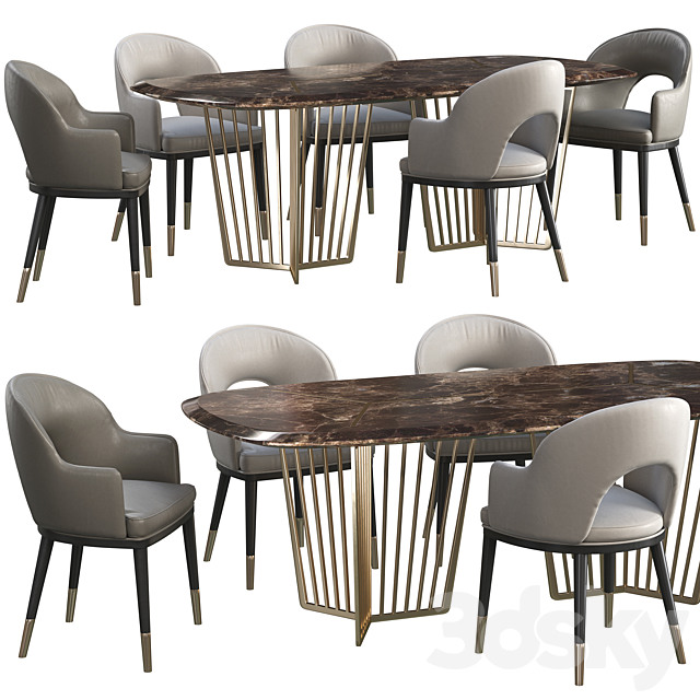 Dinning Table Wooddi Alfieri Chair, Toledo Dining Table And Chairs