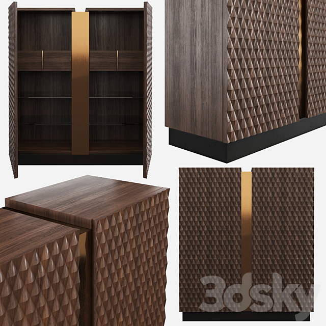 3d Models Sideboard Chest Of Drawer Victor Opera Contemporary Bar Cabinet