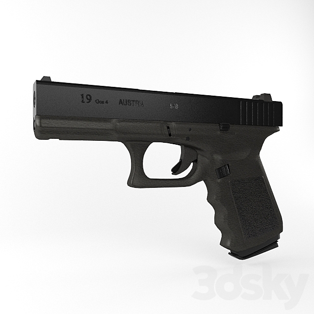 3d Models Weapon Glock Pistol