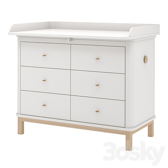 Models Miscellaneous Oliver Furniture Wood Nursery Dresser 6 Oliver Furniture Wood Nursery Dresser 6