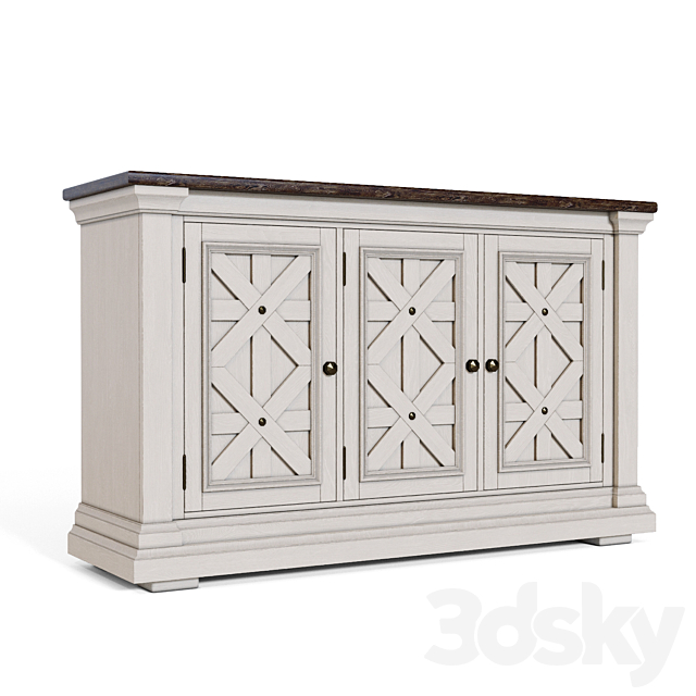 3d Models Sideboard Chest Of Drawer Bolanburg Dining Room Server