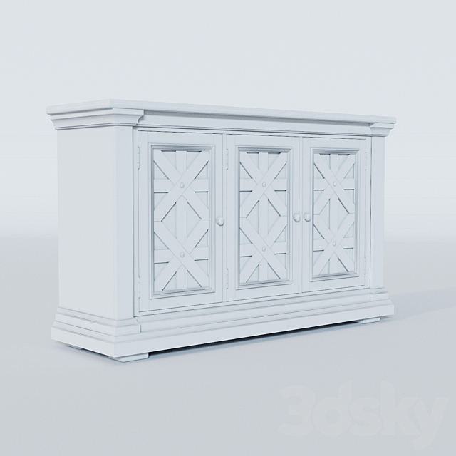 3d Models Sideboard Chest Of Drawer Bolanburg Dining Room Server