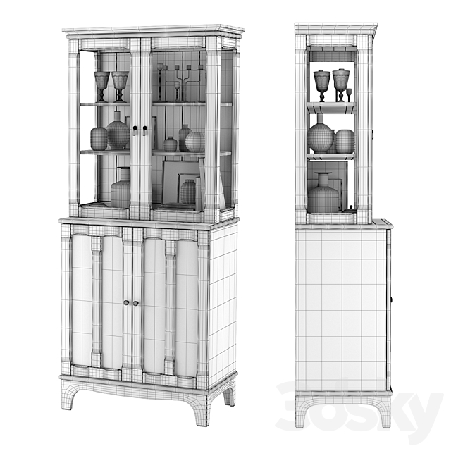 3d Models Wardrobe Display Cabinets Lommarp Cabinet With