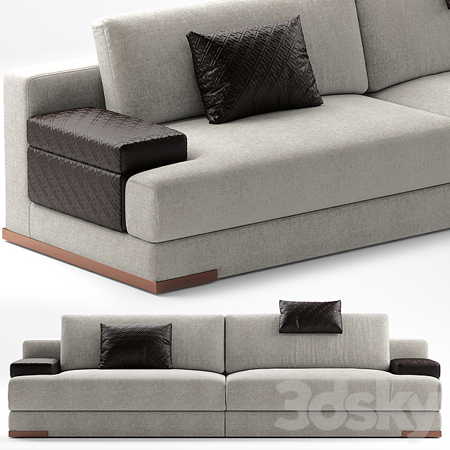3d models: Sofa - Sofa fendi casa DUKE