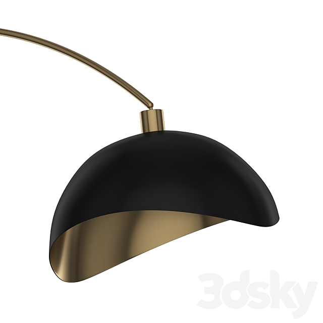 luna bella arc lamp
