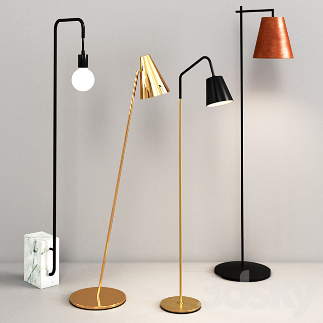 Models Floor Lamp Cb2 Set 2 Models Floor Lamp Cb2