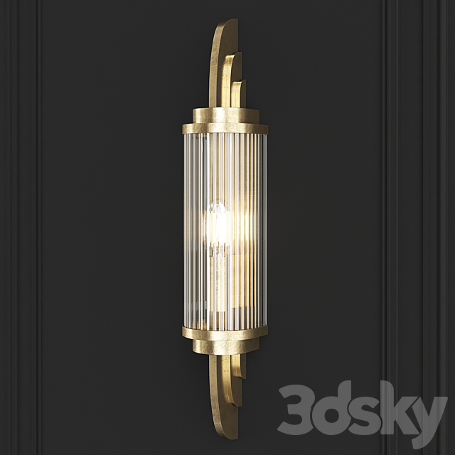 3d Models Wall Light Art Deco Wall Sconce