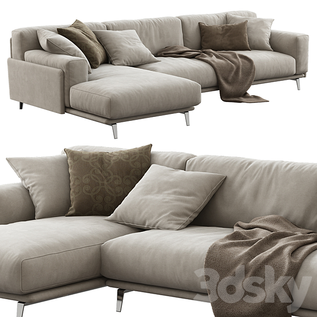 3d Models Sofa Arflex Frame F3
