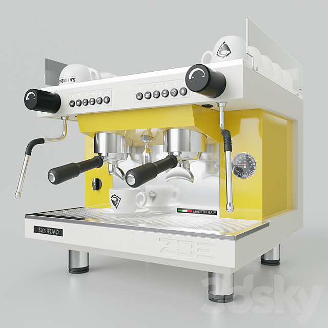 3d models: Kitchen appliance - Sanremo ZOE compact coffee ...