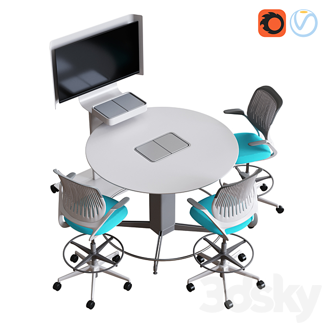 Models Office Furniture Steelcase Media Scape Mobile Steelcase Media Scape
