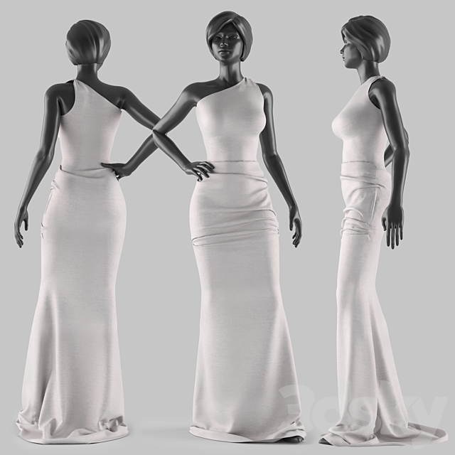 WOMAN DRESS - Shop - 3D Models