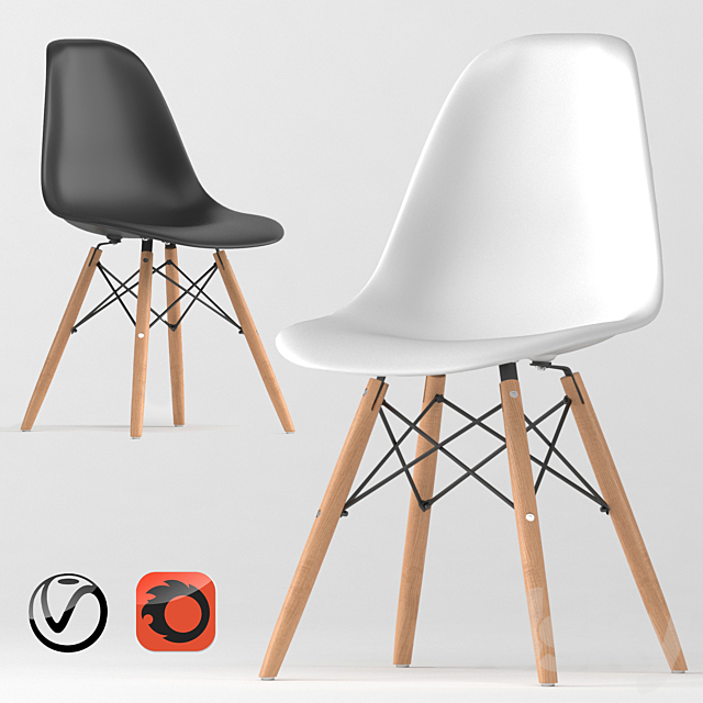 3d Models Chair Chairs Eames Dsw
