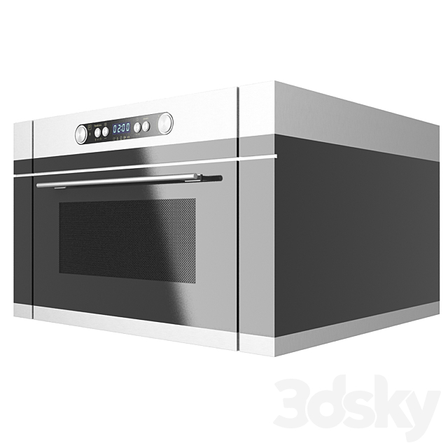 3d Models Kitchen Appliance Ikea Nutid Microwave Oven