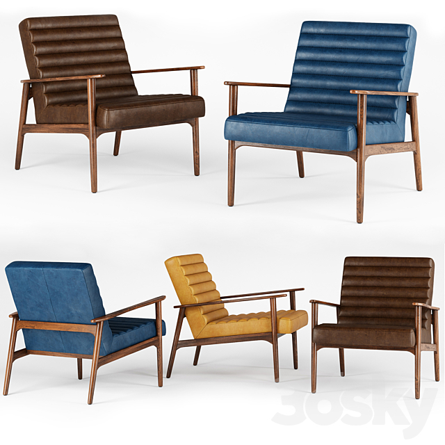 3d models: Arm chair - Article_Thetis Lounge Chair