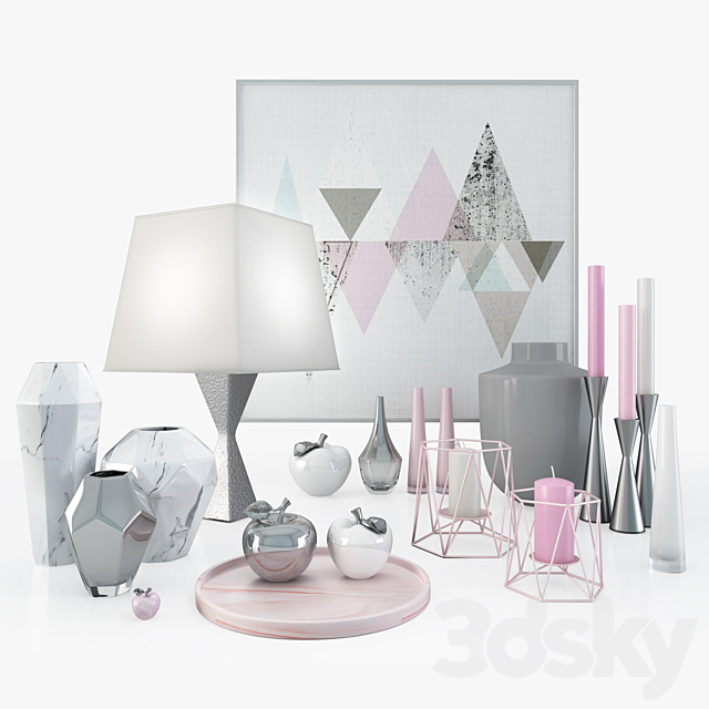 3d Models Decorative Set Decorative Set Nordic Geometry5 3d Models Decorative Set Decorative Set Nordic Geometry5