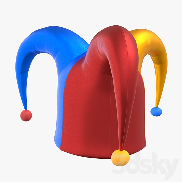 3d models Clothes Jester hat