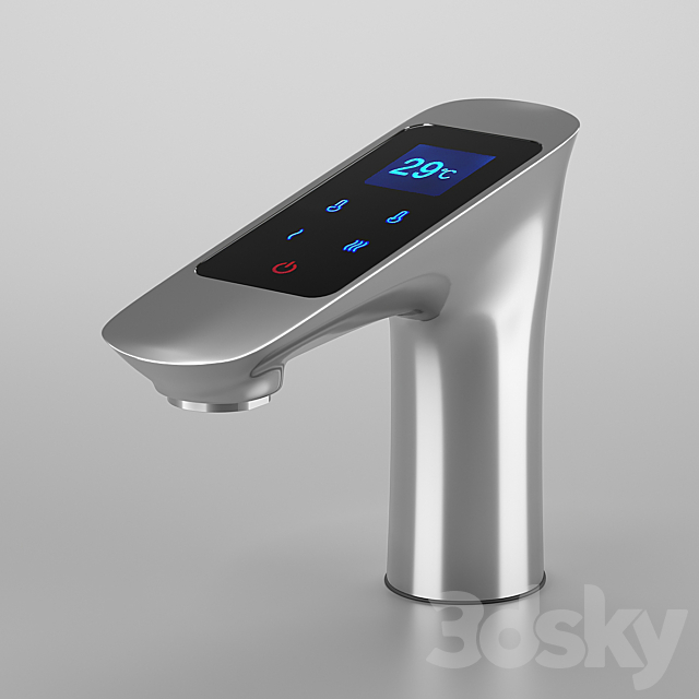 LCD Screen Touch Faucet CTM601 Faucet 3D Models