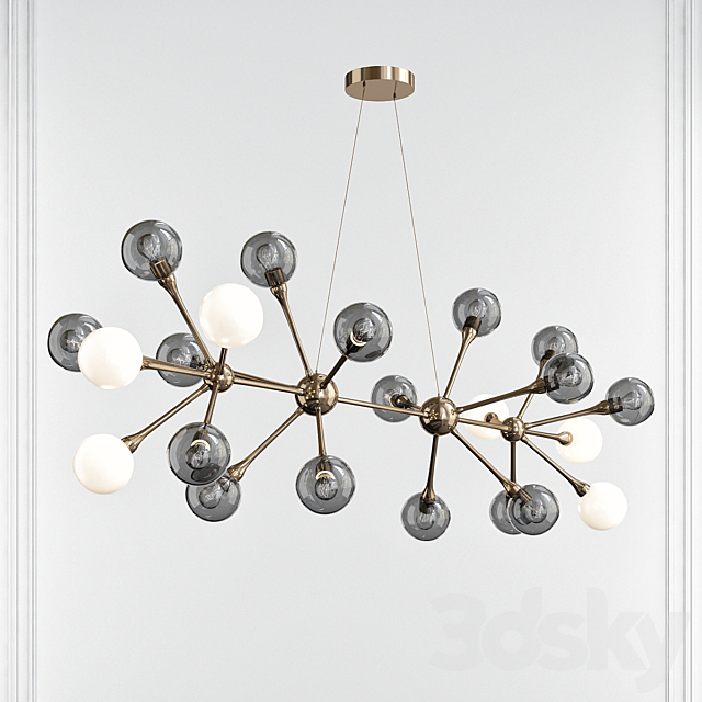 3d Models Chandelier Element Linear Suspension