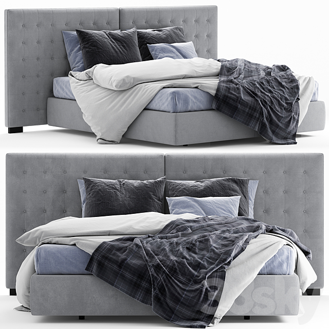 3d Models Bed Ligne Roset Nador 2 Bed