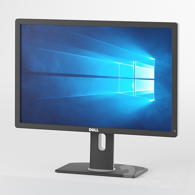 3d Models Pc Other Electronics Dell Monitor
