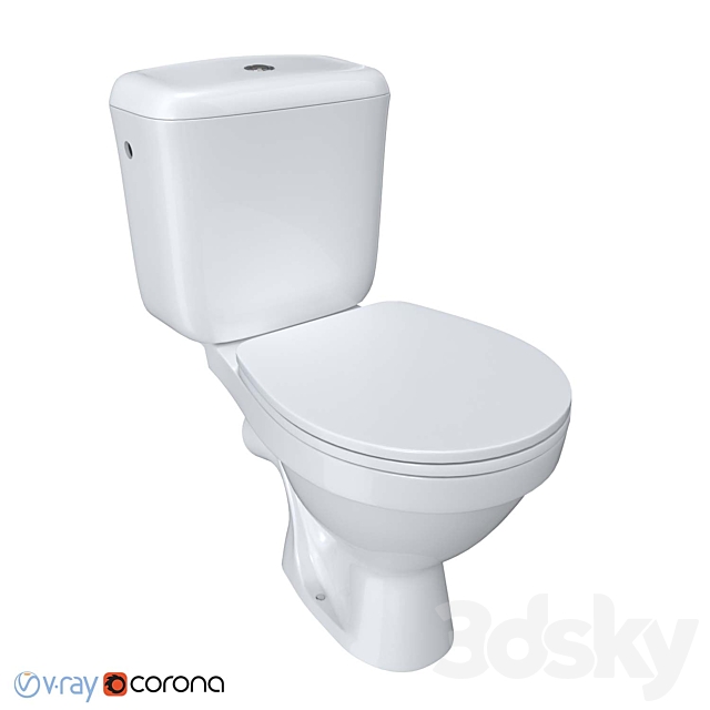 3d Models Toilet And Bidet Toilet Bowl Jika Lyra
