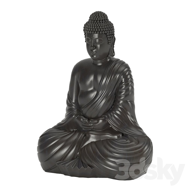 3d Models Sculpture Buddha Garden Statue