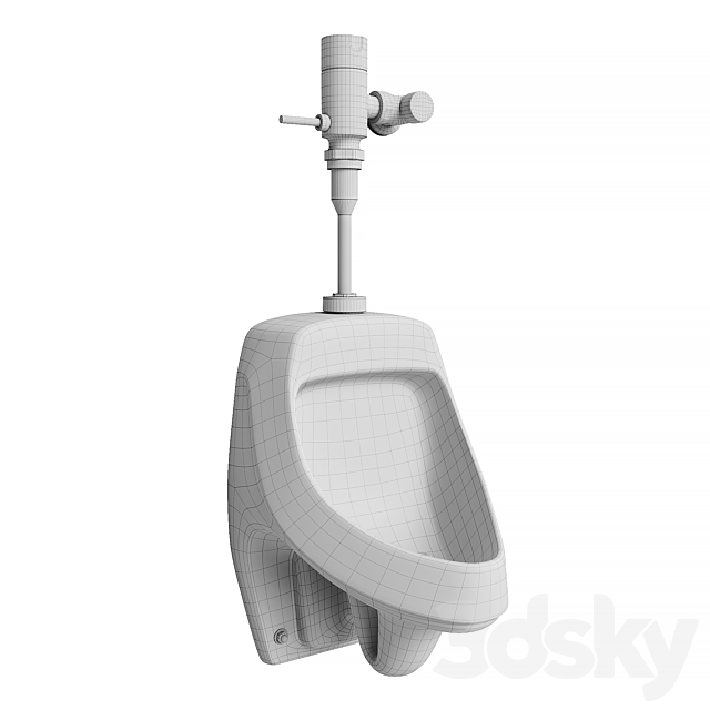 3d models: Toilet and Bidet - Urinal Kohler Dexter Urinal ...