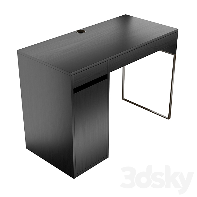 3d Models Table Micke Mikke Ikea