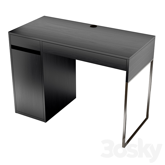 3d Models Table Micke Mikke Ikea