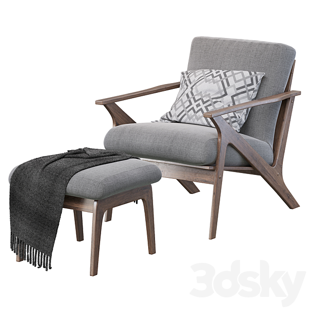 3d Models Arm Chair Baxton Studio Bianca Mid Century Modern - Mid Century Modern Lounge Chair And Ottoman Set Wood Leather 3d Models Arm Chair Baxton Studio Bianca Mid Century Modern - Mid Century Modern Lounge Chair And Ottoman Set Wood Leather