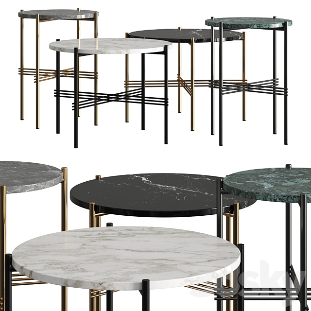 Gubi TS Coffee & Side Tables - Table -