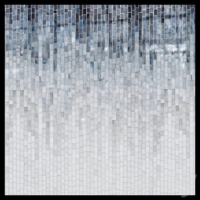 3d models Tile Billie ombre artistic tile