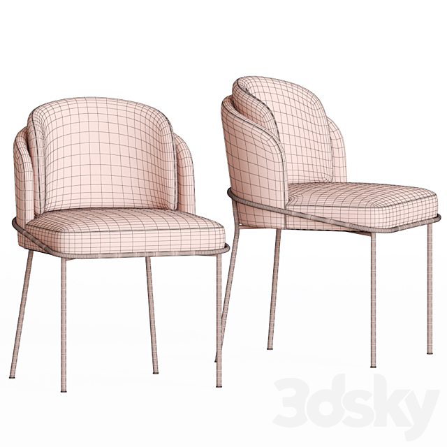 3d Models Chair Angelo Dining Chair Roveconcepts