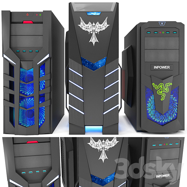 3d Models Pc Other Electronics Computer Case Collection