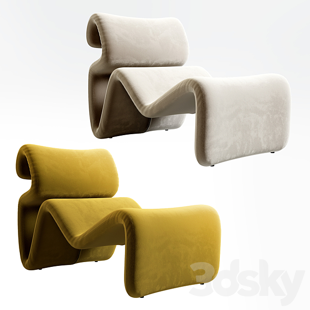 3d Models Chair Etcetera Lounge Chair Designed By Jan Ekselius