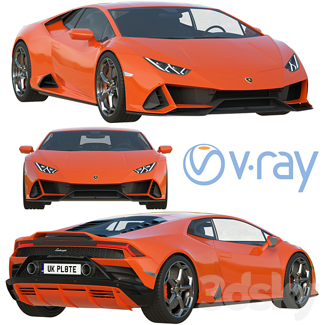 3d Models Transport Lamborghini Huracan Evo 2019