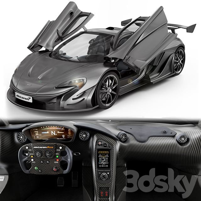 3d Models Transport Mclaren P1
