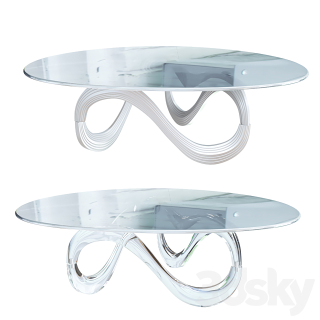3d Models Table Table Rollins Acrylic Coffee Table