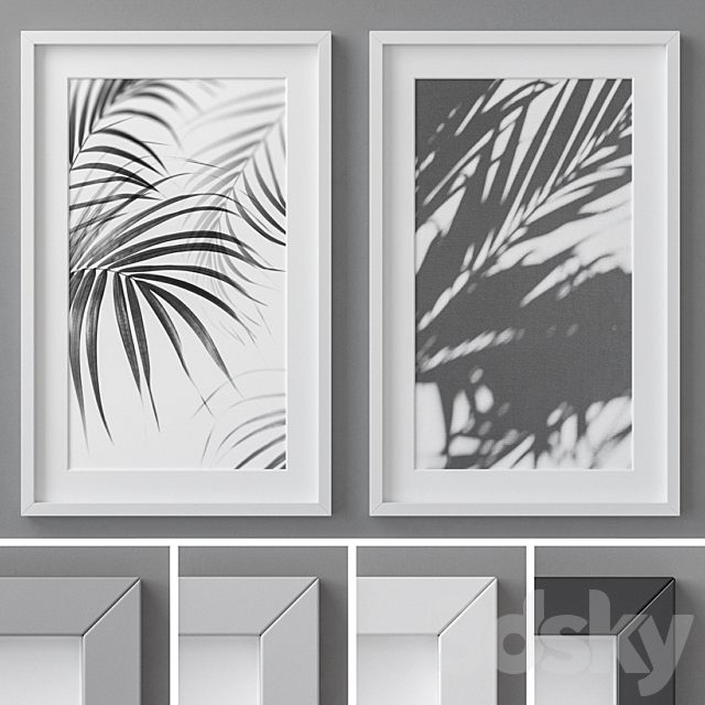 3d Models Frame Photo Frames Set 279