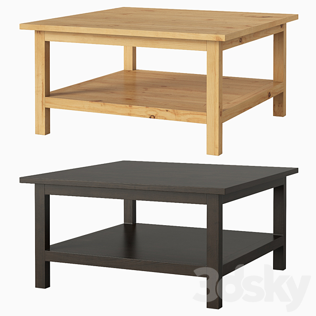 3d models: Table - IKEA HEMNES Coffee table