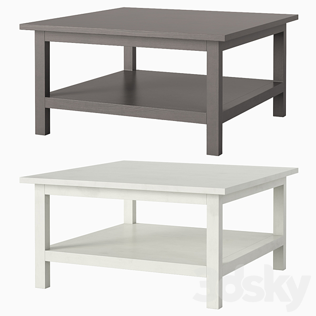 3d Models Table Ikea Hemnes Coffee Table