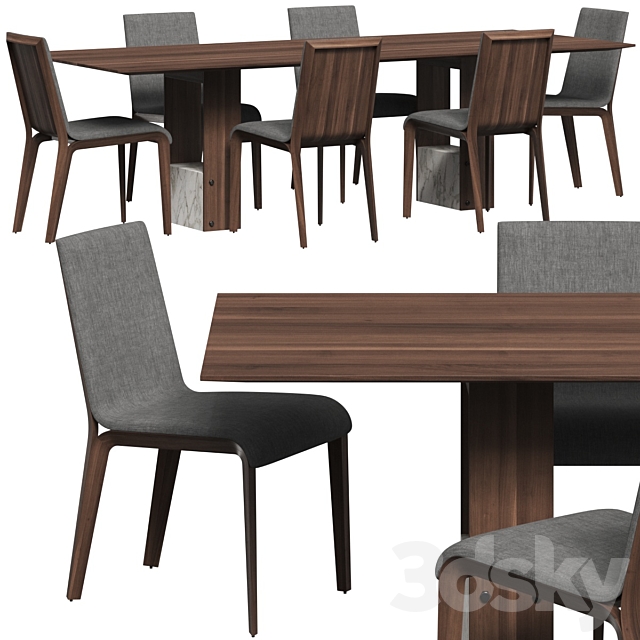 Porada Aisha Chair And Shani Table, Dining Table With Chair Dimensions