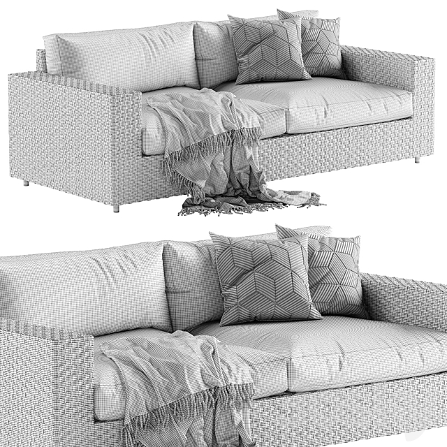 3d Models Sofa West Elm Urban Sofa