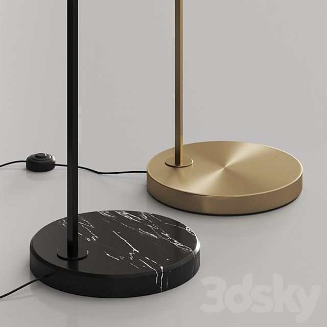 3d models: Floor lamp - CB2 Exclusive Belgrave Floor Lamp