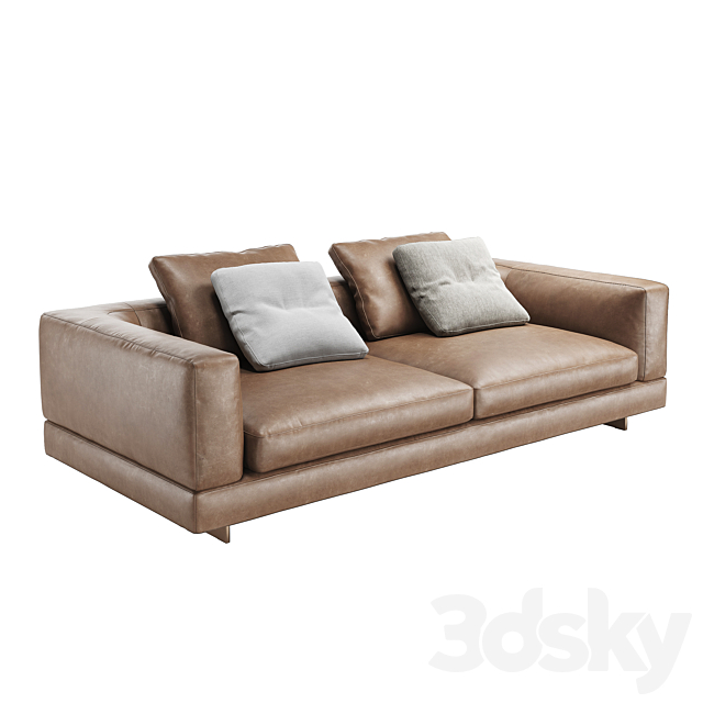 3d Models Sofa Minotti Alexander Sofa Low Cm 229