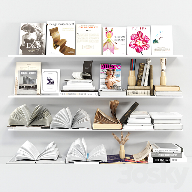 3d Models Books Book Stack Set Vol 2