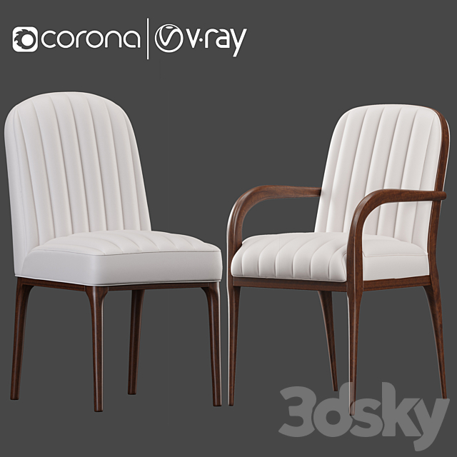3d Models Chair Parigi Chair