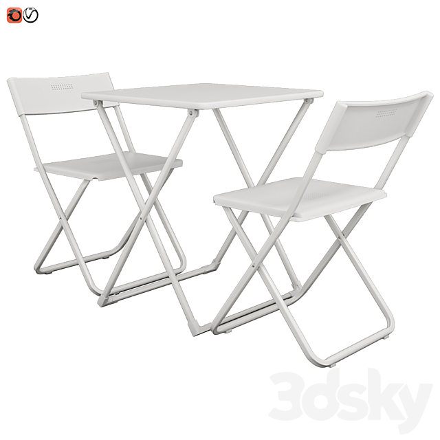 ikea folding table and chairs garden