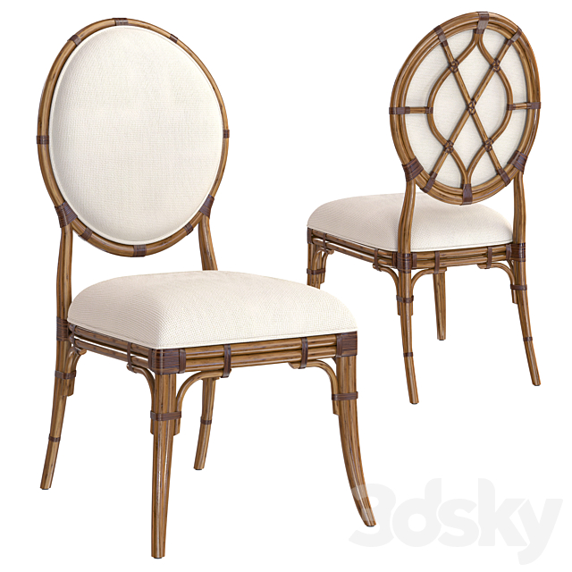 Bali Hai Upholstered Dining Chair - Chair - 3D Models