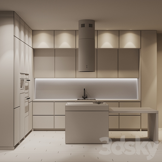 3d models: Kitchen - kitchen modern 26